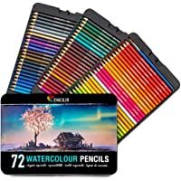 72 Lapices Acuarelables Zenacolor con Pincel y Maletin de Metal Zenacolor - Kit de Lápices de Colores - 72 Colores…